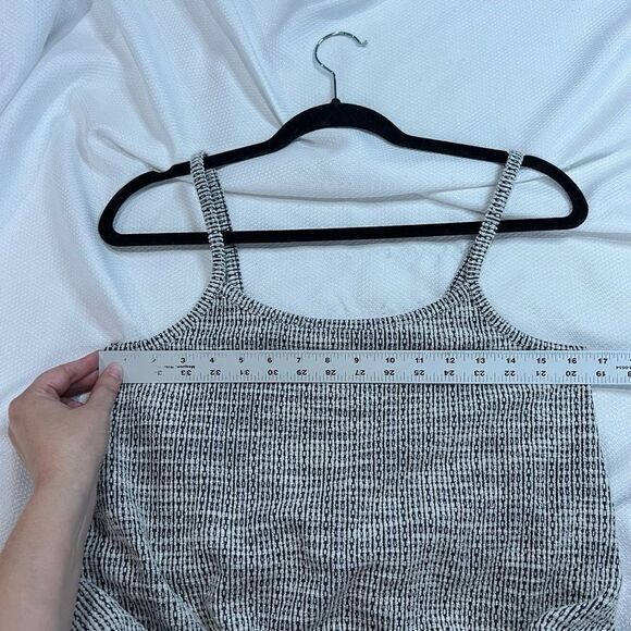 Loft Black White Ikat Boucle Bubble Hem Cami‎ - Picture 5 of 7